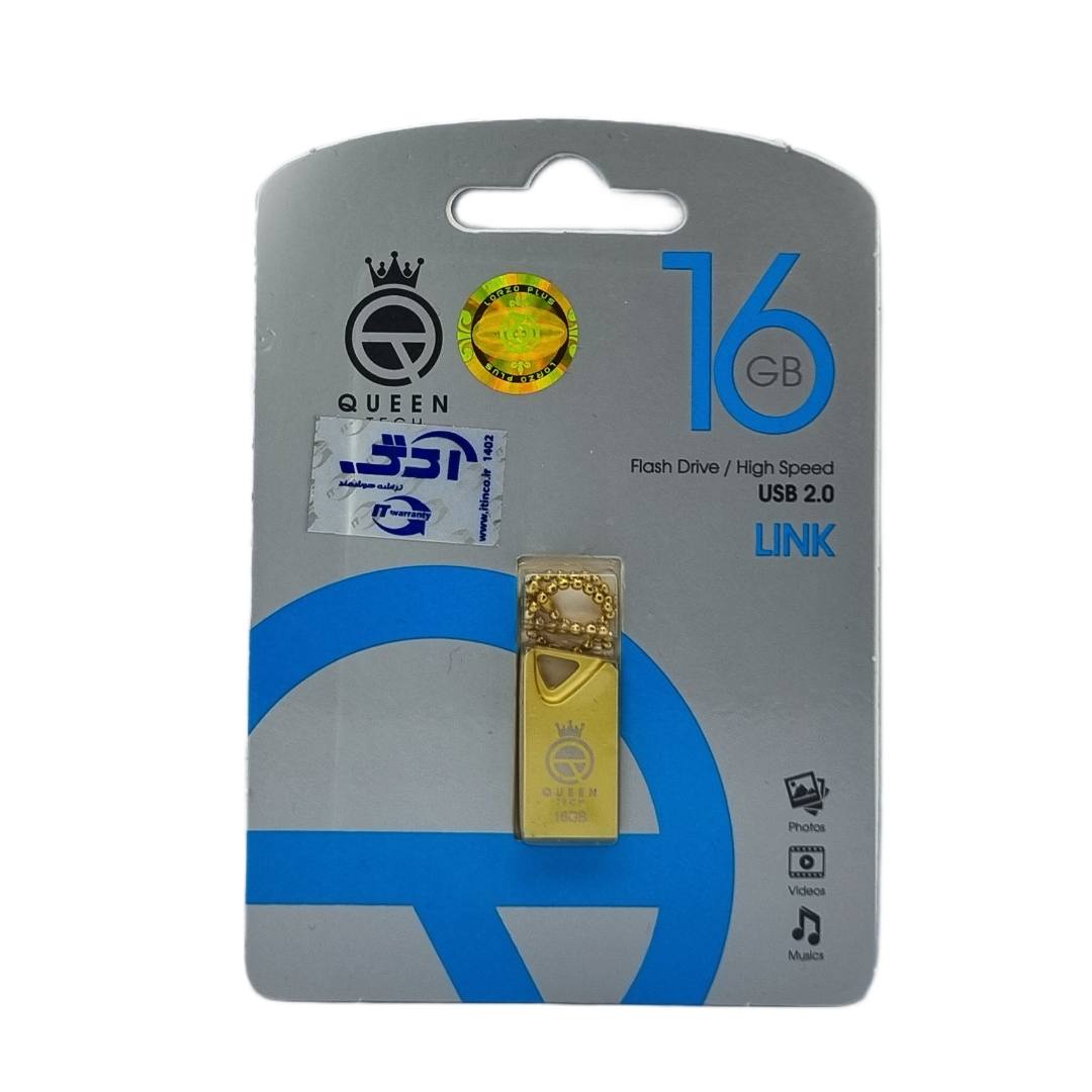 فلش مموری کوئین تک مدل LINK ظرفیت ۱۶ گیگابایت USB 2.0