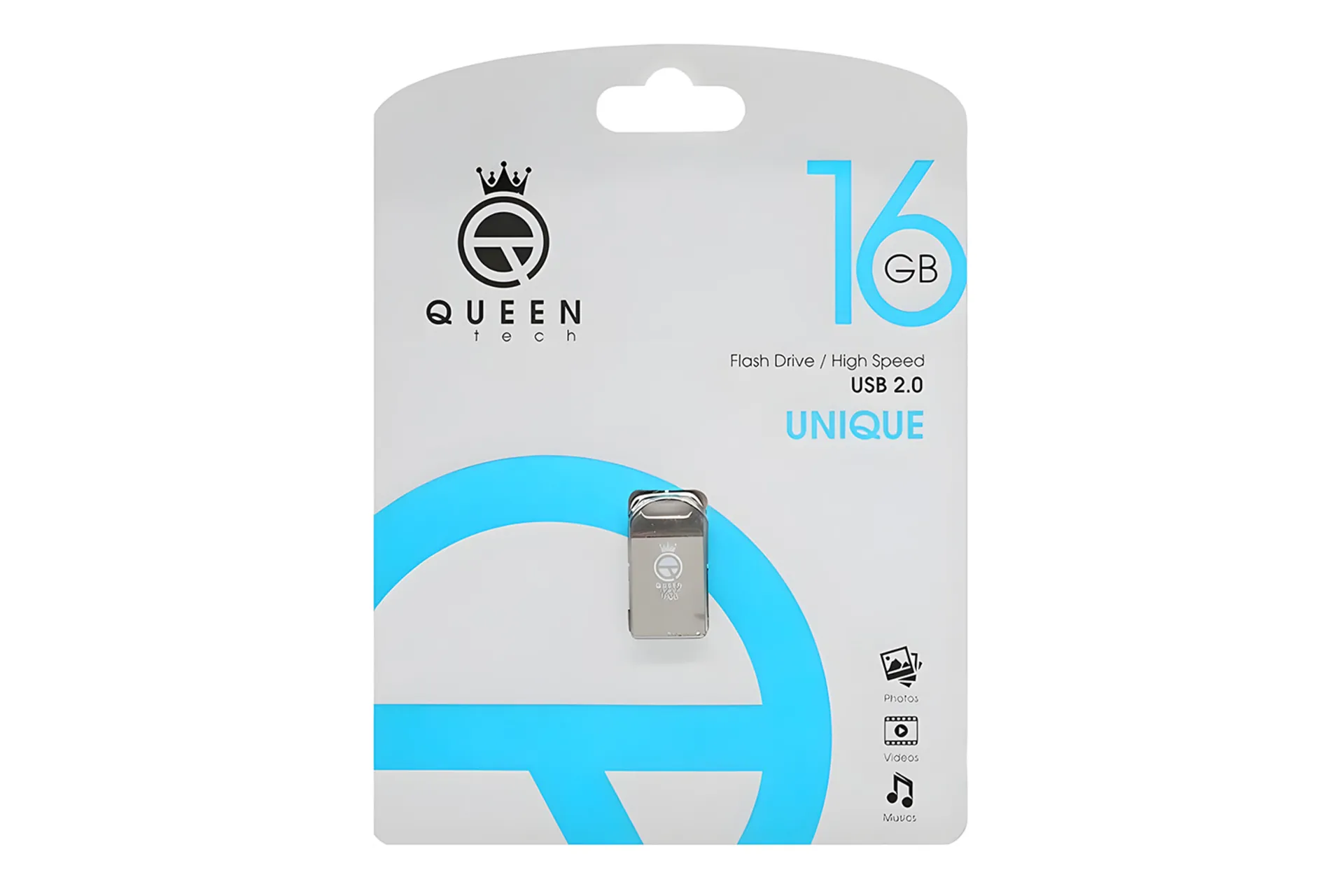 فلش مموری کوئین تک مدل unique ظرفیت ۱۶ گیگابایت USB 2.0